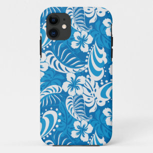 Tropisch Hibiscus Pattern iPhone 11 Hoesje