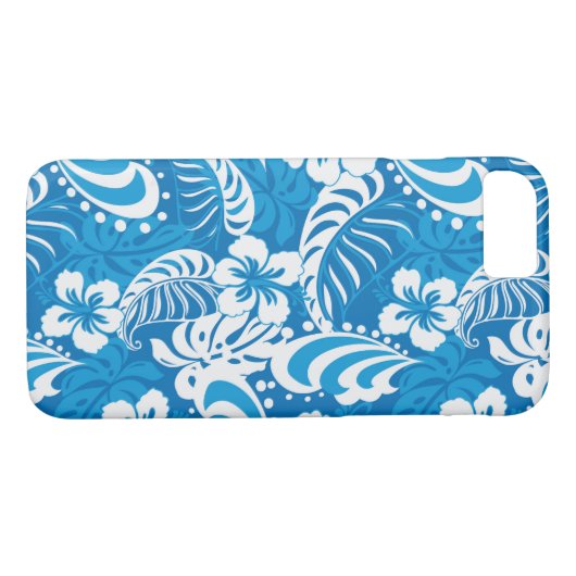 Tropisch Hibiscus Pattern Case-Mate iPhone Case (Achterkant (Horizontaal))