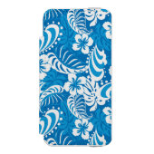 Tropisch Hibiscus Pattern Incipio iPhone Portemonnee Hoesje (Voorkant Agenda)