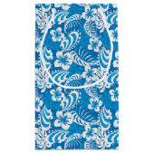 Tropisch Hibiscus Pattern Klein Cadeauzakje (Achterkant)