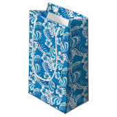 Tropisch Hibiscus Pattern Klein Cadeauzakje (Voorkant Gekanteld)