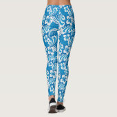 Tropisch Hibiscus Pattern Leggings (Achterkant)