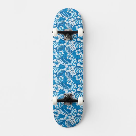 Tropisch Hibiscus Pattern Persoonlijk Skateboard (Voorkant)