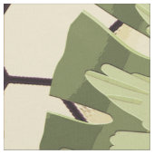 Tropisch Hibiscus Pattern - PINK Stof (Close Up)