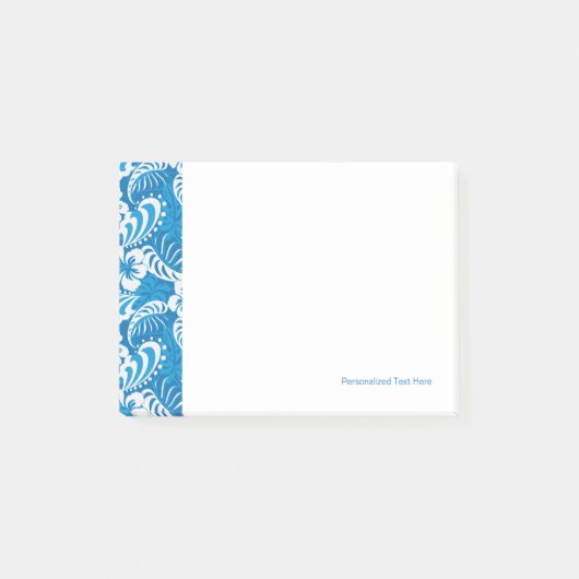Tropisch Hibiscus Pattern Post-it® Notes (Voorkant)