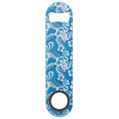 Tropisch Hibiscus Pattern Speed Flessenopener (Achterkant)
