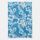 Tropisch Hibiscus Pattern Theedoek (Verticaal)