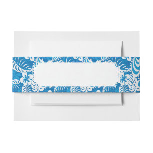 Tropisch Hibiscus Pattern Uitnodigingen Wikkel