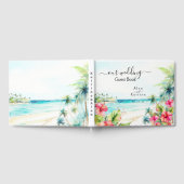 Tropisch Hibiscus Strand Bestemming Gastenboek (Volledig)