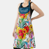 Tropisch Hibiscus Summer Pattern Schort (Insitu)