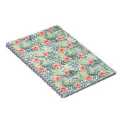 Tropisch Hibiscus Tribal Floral Notitieboek (Rechterzijde)