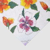 Tropisch Hibiscus Vloeipapier Tissuepapier (Detail)