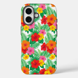 Tropisch Hibiscusparadijs   Levendige Zomerbloemen iPhone 16 Hoesje