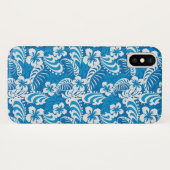 Tropisch Hibiscuspatroon Case-Mate iPhone Case (Achterkant (horizontaal))