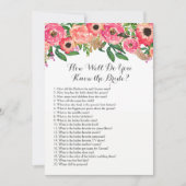 Tropisch Hoe goed ken je de bruid? Kaart (Voorkant)