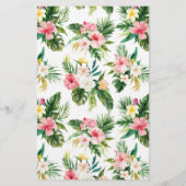 Tropisch hoe oud was de Kaart van de Bride-to-be G (Achterkant)