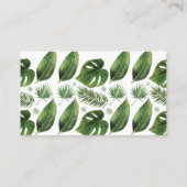 Tropisch hoeveel Kisses voor Mrs Shower Game Card Plaatskaartje (Achterkant)