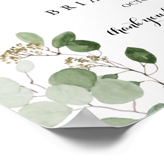 Tropisch horizontaal repetitief binnenwelkomstteke poster (Hoek)