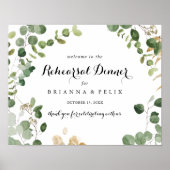 Tropisch horizontaal repetitief binnenwelkomstteke poster (Voorkant)