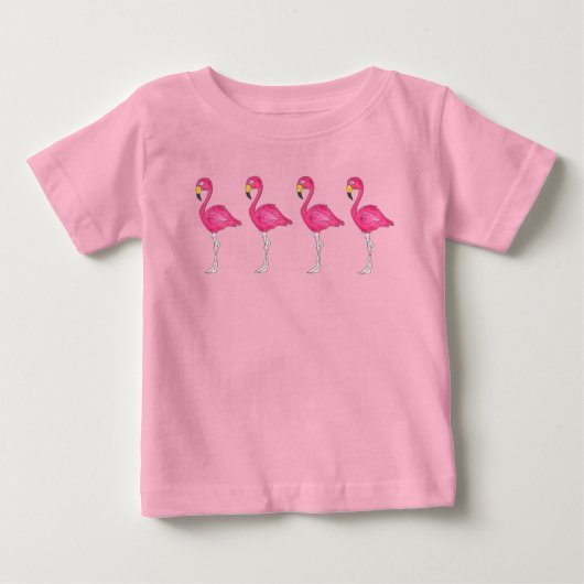 Tropisch Hot Pink Flamingo Island Bird Paradise (Voorkant)