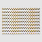 tropisch houtVistekening #2 Weefpapier Tissuepapier (Voorkant)