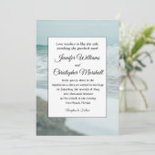 Tropisch huwelijk kaart (Staand voorkant)