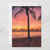 Tropisch huwelijk kaart (Achterkant)