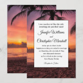 Tropisch huwelijk kaart (Voorkant / Achterkant)