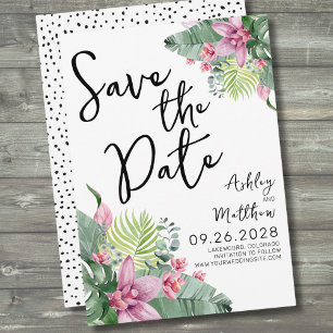 Tropisch Huwelijk Save The Date