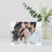 Tropisch huwelijk sparen de datum na Kaart (Staand voorkant)