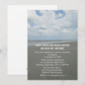 Tropisch Huwelijk Thema Ontvangst Uitnodigingen Al (Voorkant / Achterkant)