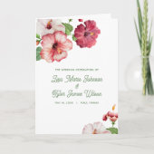 Tropisch huwelijksprogramma (Voorkant)