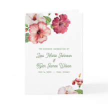 Tropisch huwelijksprogramma