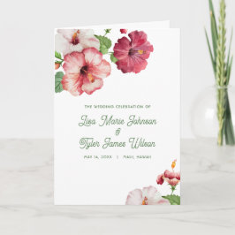 Tropisch huwelijksprogramma