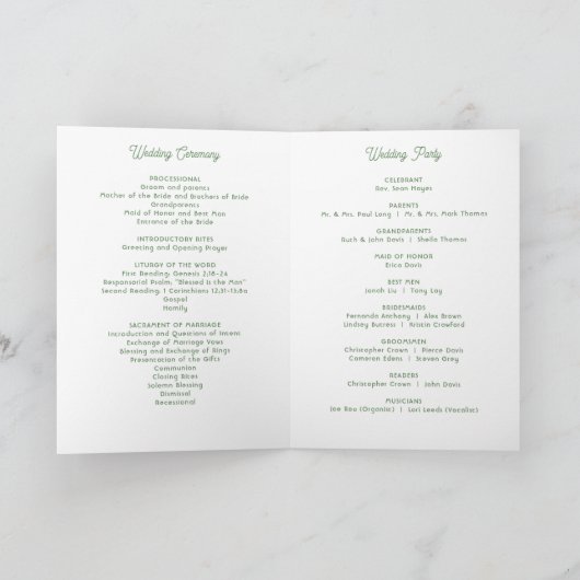 Tropisch huwelijksprogramma (Binnen)