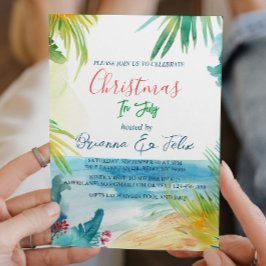 Tropisch I Kerstmis in juli Kaart