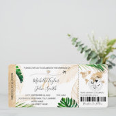 Tropisch I van het vliegtuig van de bestemmingsuit Kaart (Staand voorkant)