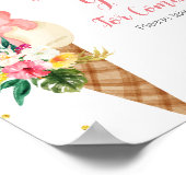 Tropisch Ice Cream Hartelijk dank voor de komst va Poster (Hoek)