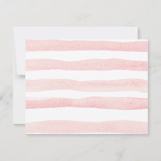 Tropisch Ijs Bloemachtige Bruidsdouche Bedankkaart (Achterkant)