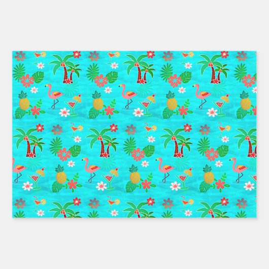 Tropisch Inpakpapier Vel (Voorkant 3)