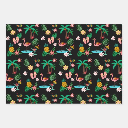 Tropisch Inpakpapier Vel (Voorkant)