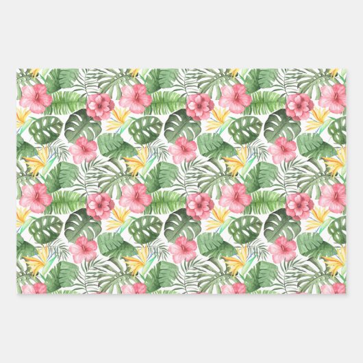  tropisch inpakpapier vel (Voorkant)