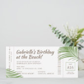 Tropisch instapmodel doorreisreis kaart (Staand voorkant)