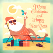 Tropisch interieur raamsticker (Vel 3)