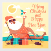 Tropisch interieur raamsticker (Vel)