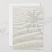 Tropisch Isle Sunrise Wedding Blauwgroen L2 ID581 Kaart (Achterkant)