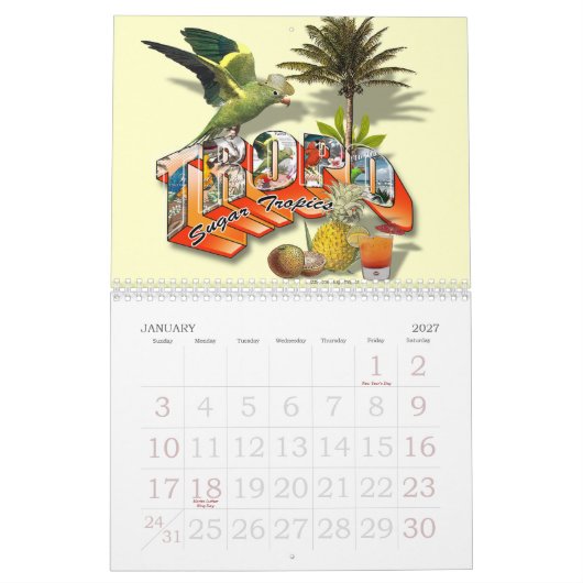tropisch jaar kalender (Jan 2027)