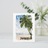 Tropisch Jamaica Caraïbische Eilandkust Briefkaart (Staand voorkant)
