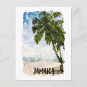 Tropisch Jamaica Caraïbische Eilandkust Briefkaart (Voorkant)