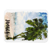 Tropisch Jamaica Caraïbische Eilandkust Magneet (Horizontaal)